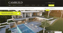 Desktop Screenshot of cambuild.com.au